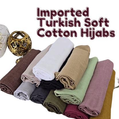 Imported Turkish Soft Cotton Hijabs