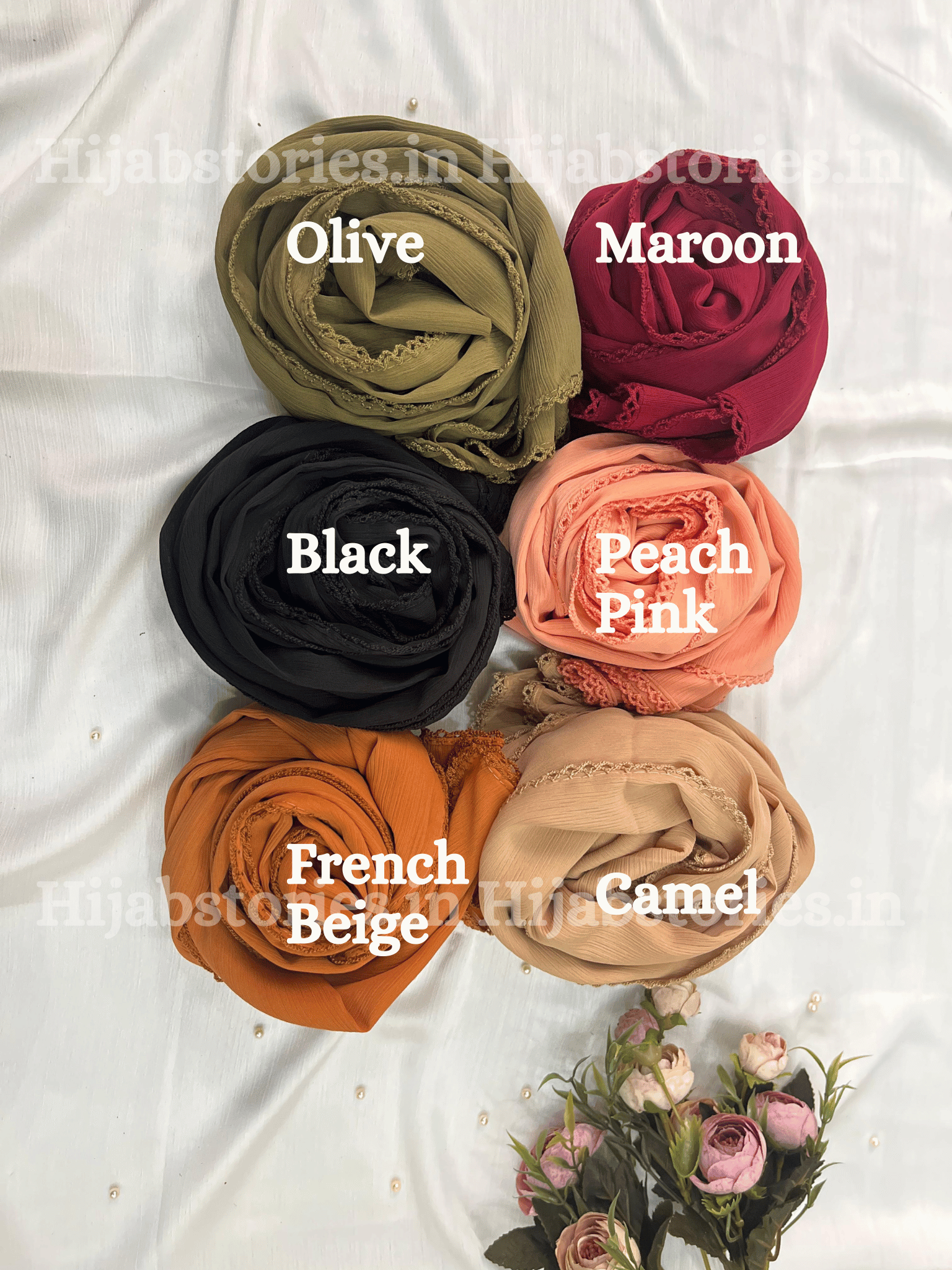 Muna Chiffon Crochet Hijab Stories