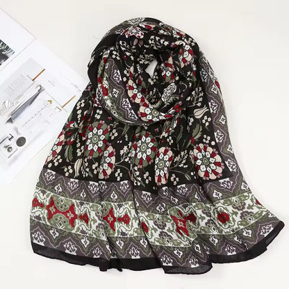 Roblox Flower Printed Viscose Scarf