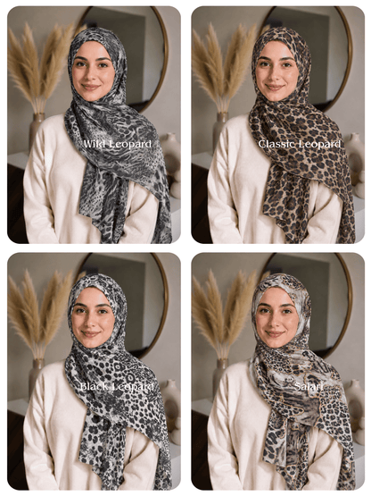 Premium Animal Printed Chiffon Hijabs