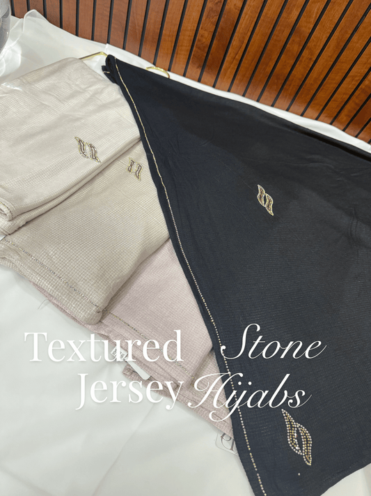 Textured Jersey Stone Hijabs