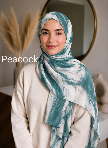 Shaded Ombre Chiffon Hijabs