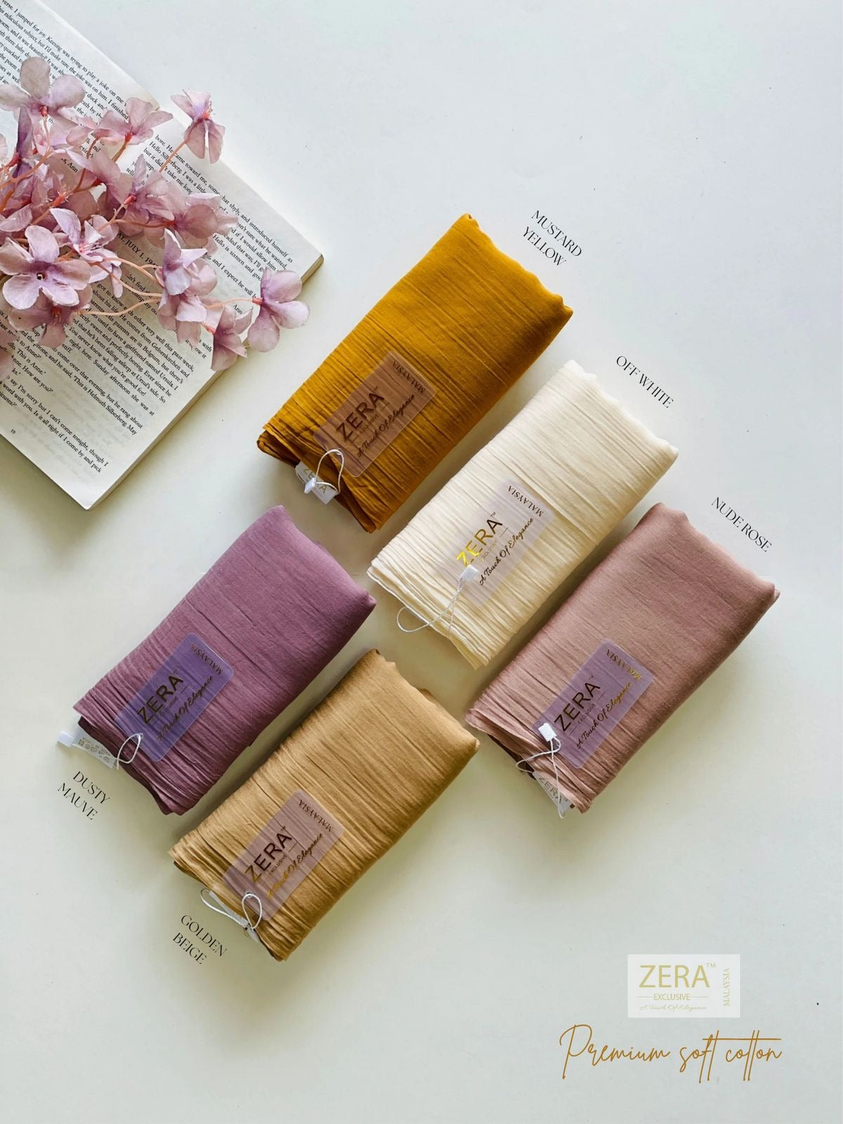 Zera Premium Soft Cotton Hijabs