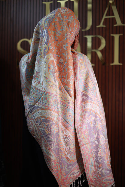 038 Premium Woven Pashmina Shawl Wrap Scarf