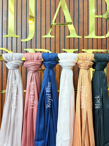 Yusraa Organza Shimmer Hijabs Ramadan Edition