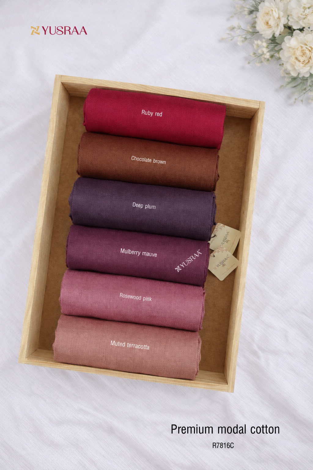 Yusraa Extra Soft Modal Cotton Hijabs Summer Edition 26’
