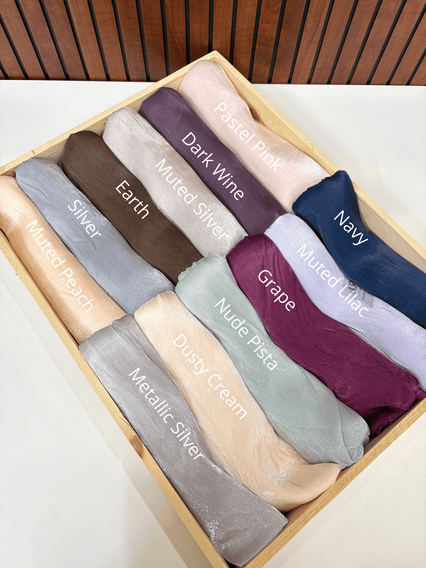 Imported Organza Shimmer 2M Hijabs Monsoon 26'