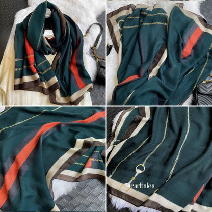 High Line Printed Viscose Scarf