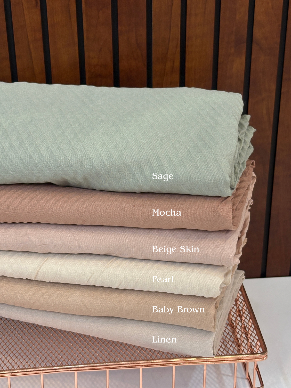 Cotton Pleated Hijabs