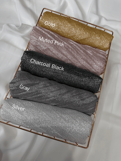 Pleated Cotton Extra Shine Hijabs