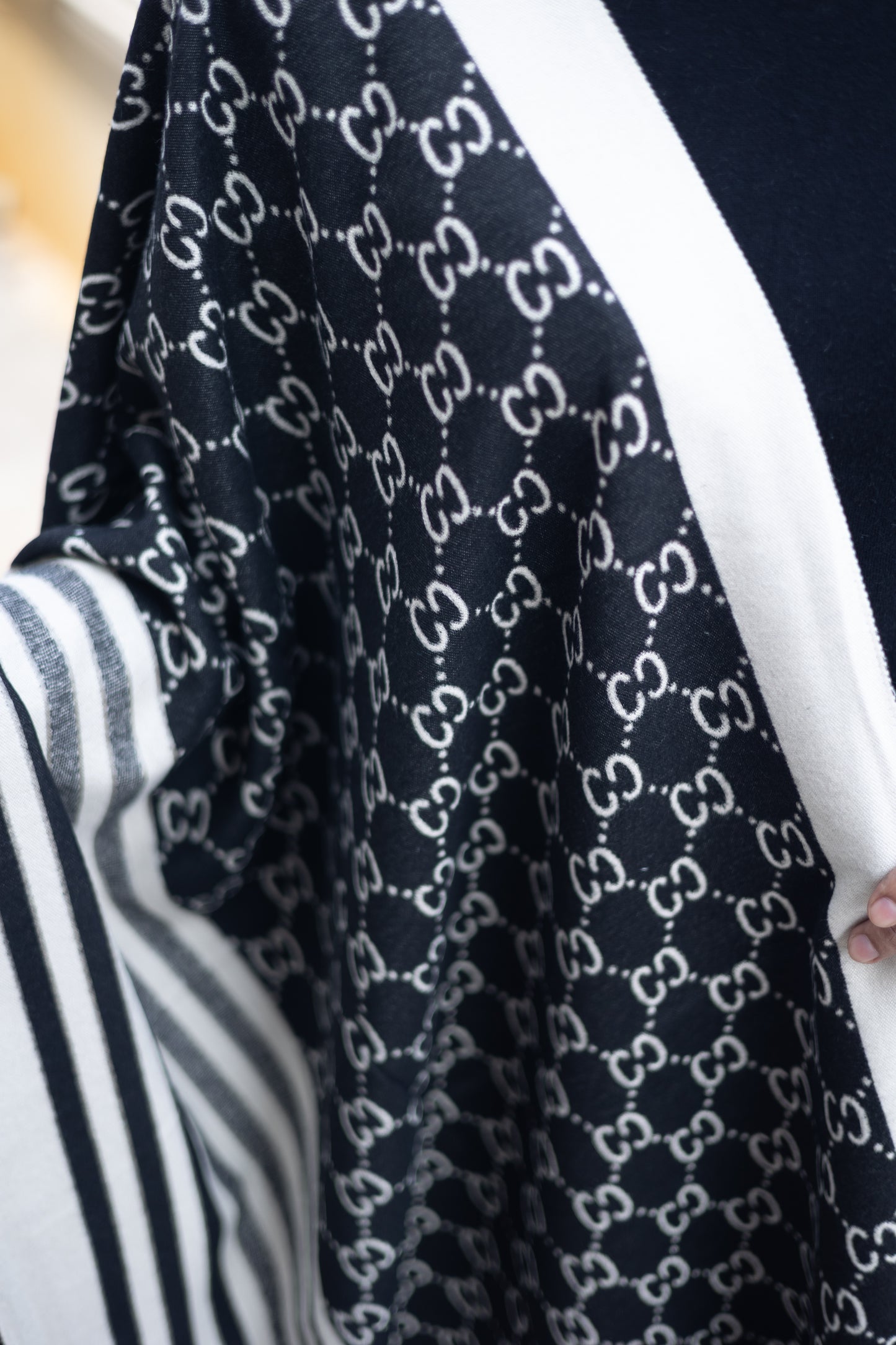 CG Black Brand Printed Winter Shawls