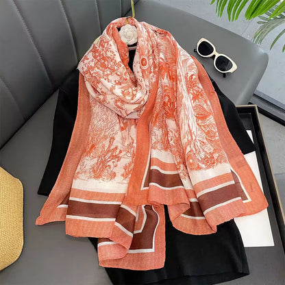 CD Jungle Printed Viscose Scarf