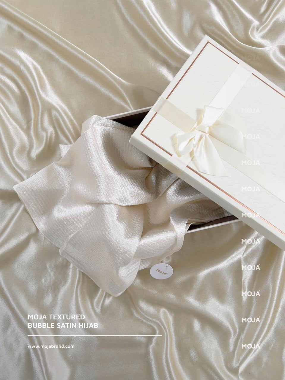 Moja Textured Bubble Satin Hijabs