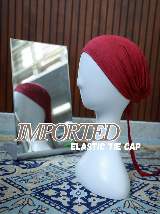 Imported Jersey Tie Cap [Elastic]