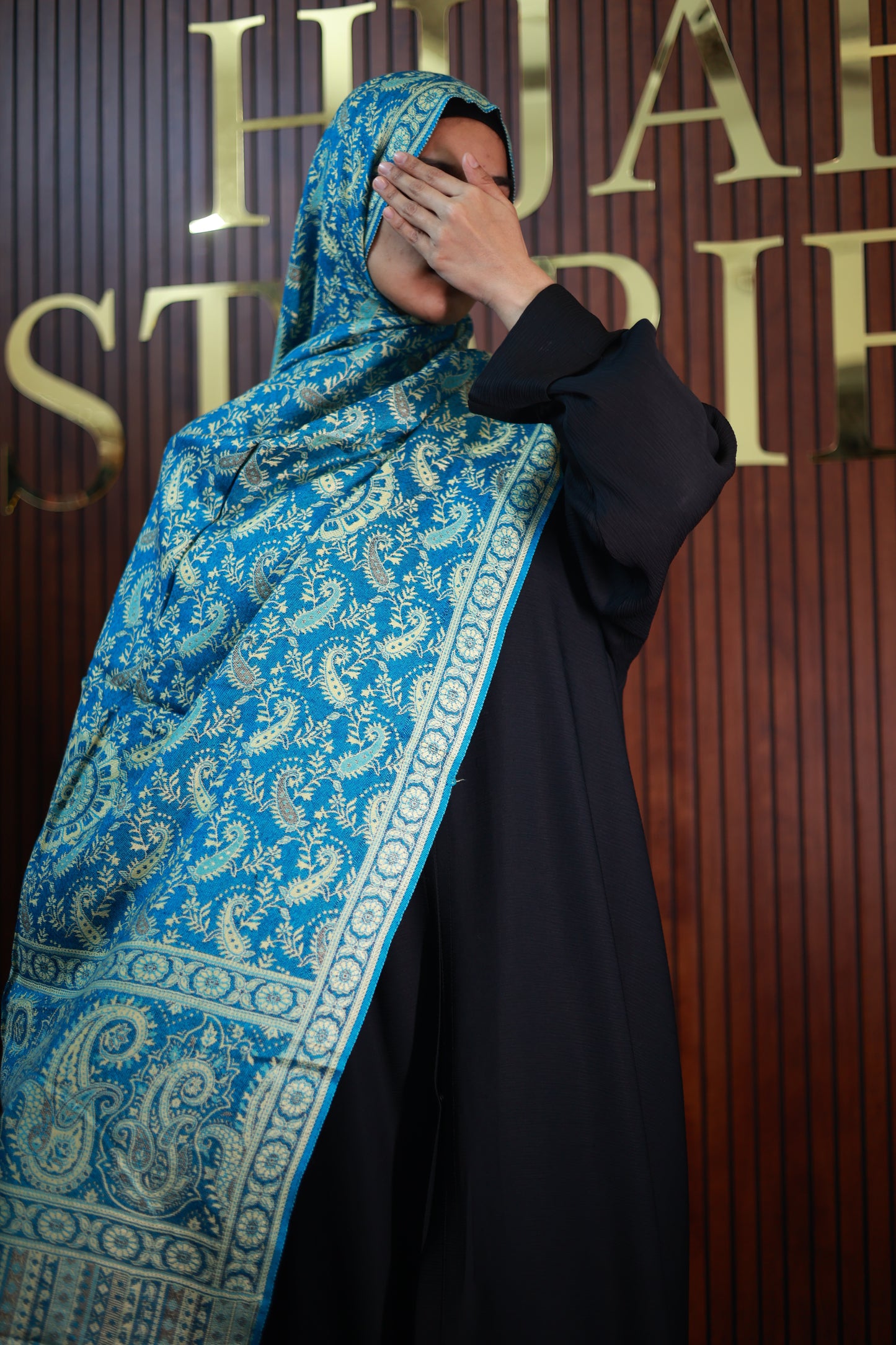 028 Premium Woven Pashmina Shawl Wrap Scarf
