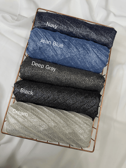 Pleated Cotton Extra Shine Hijabs