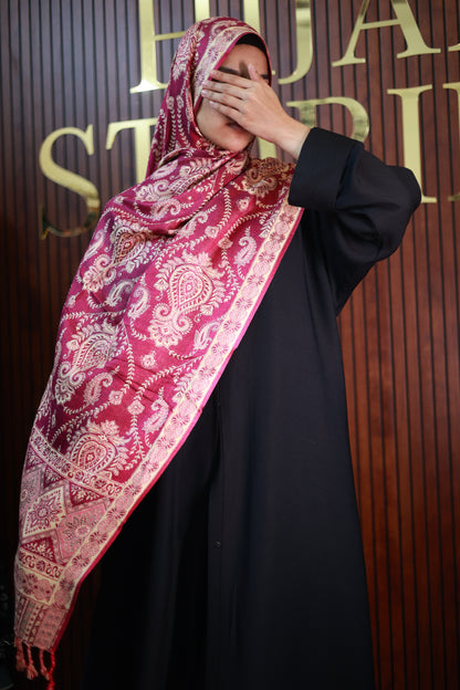 042 Premium Woven Pashmina Shawl Wrap Scarf