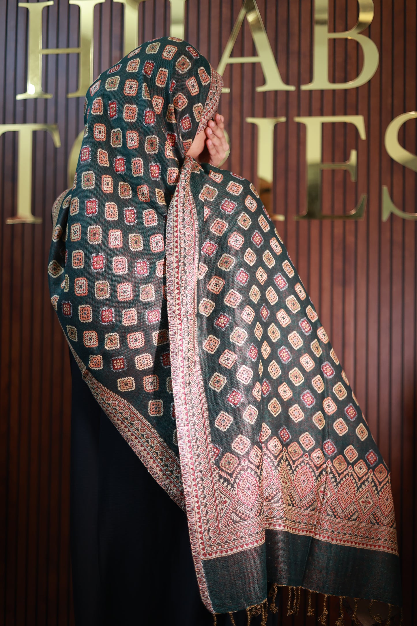 013 Premium Woven Pashmina Shawl Wrap Scarf