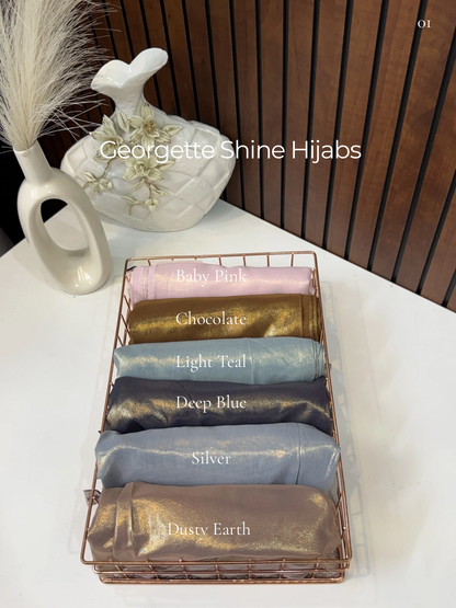 Georgette Shine Hijabs Summer Edition 26’