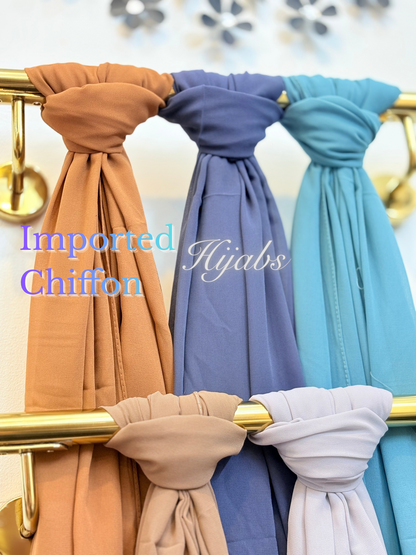 Premium Imported Chiffon Hijabs