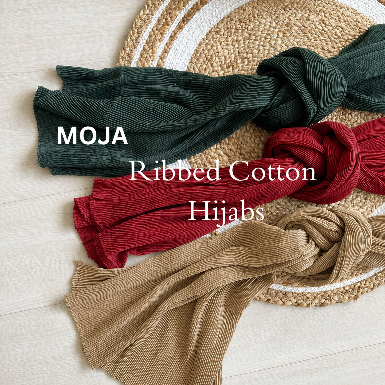 MOJA Ribbed Cotton Hijabs