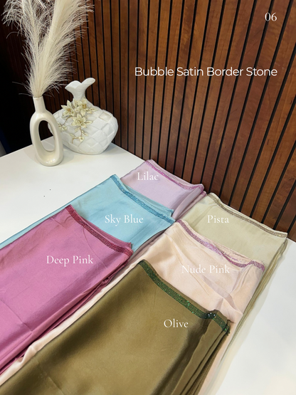 Bubble Satin Stone Hijabs Summer Edition 26’