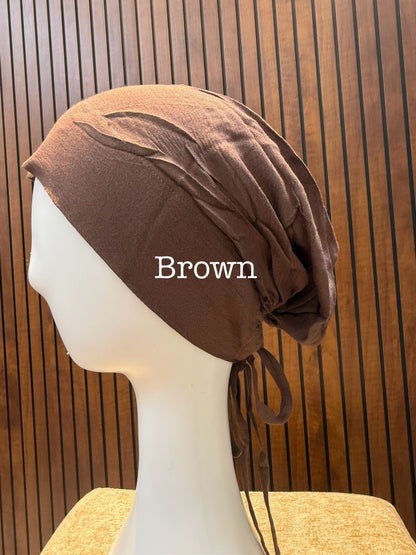 Crushed Rayon Tie Caps