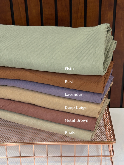 Cotton Pleated Hijabs