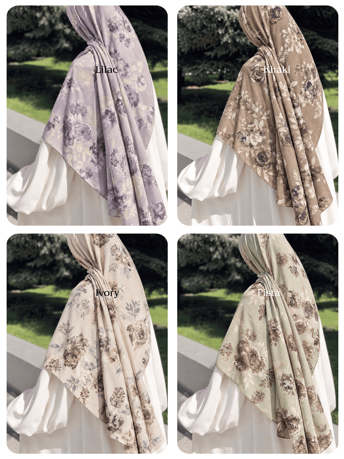 Floral Cotton Printed Hijabs