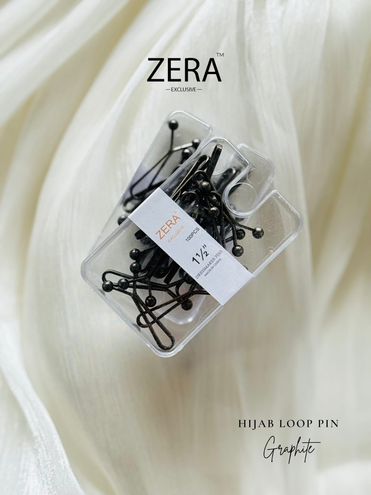 Zera Metallic Hijab Loop Pins