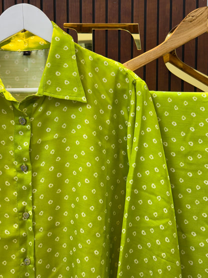 Aira Green Blush Maslin Cord Set – Summer Perfect | Fits up to XL