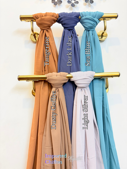 Premium Imported Chiffon Hijabs