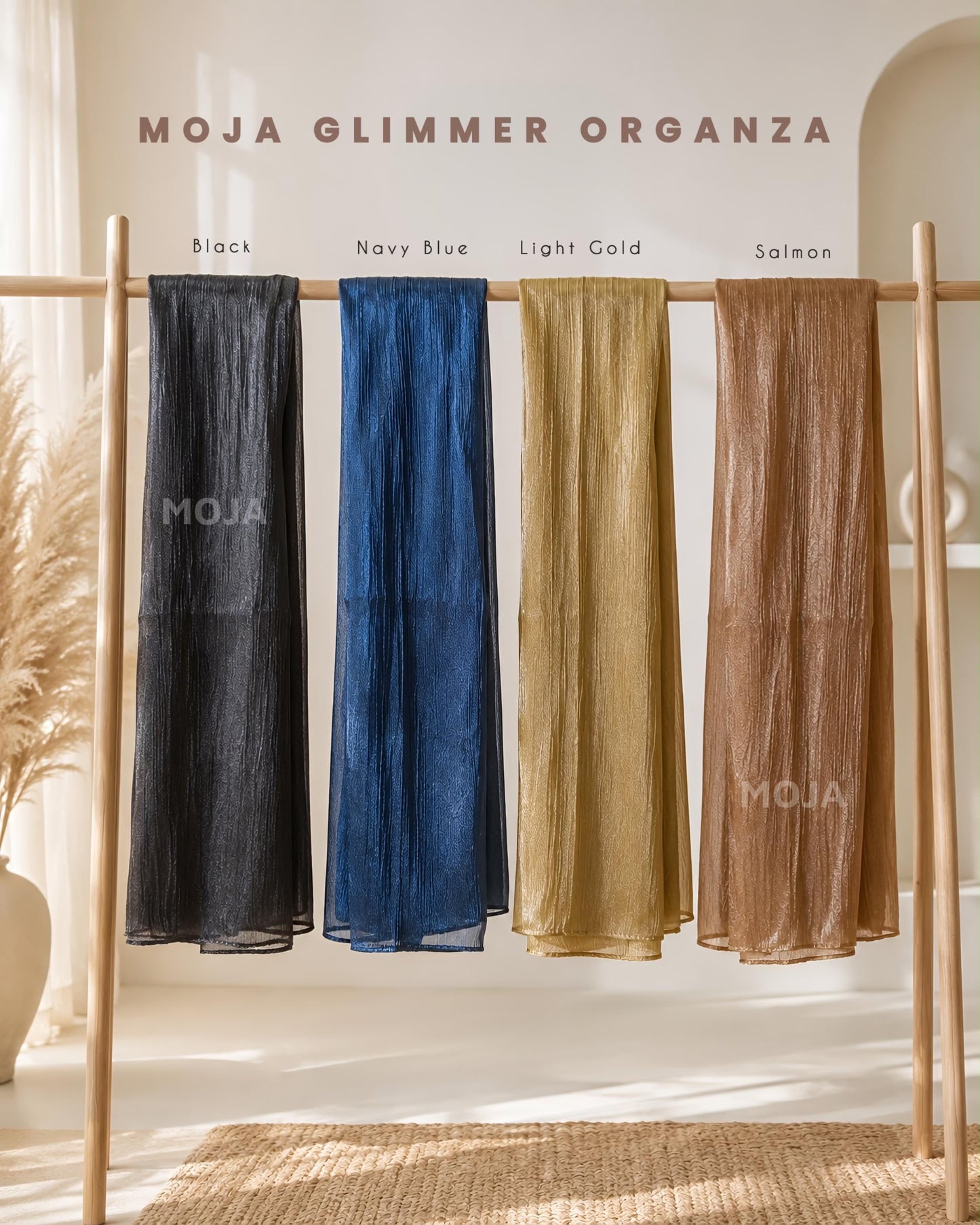 Moja Glimmer Organza Hijabs