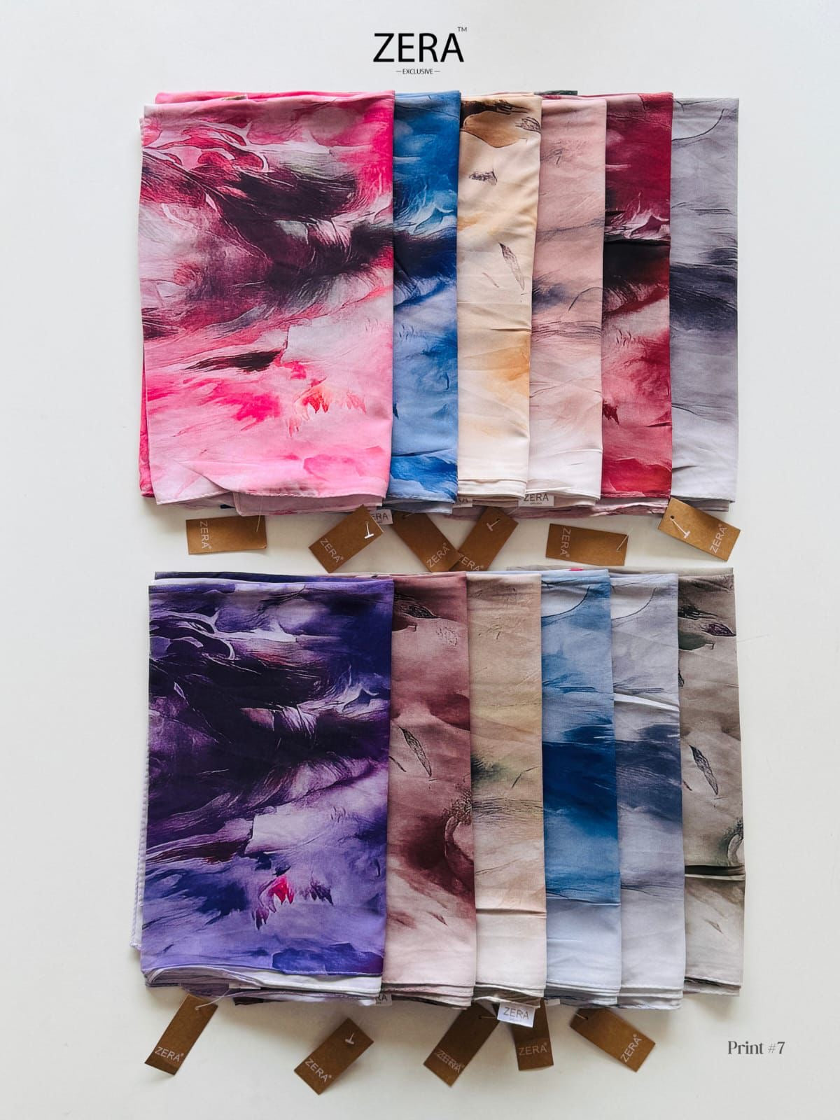 Zera Malaysia Premium Heavy Chiffon Digital Print Summer Edition’26