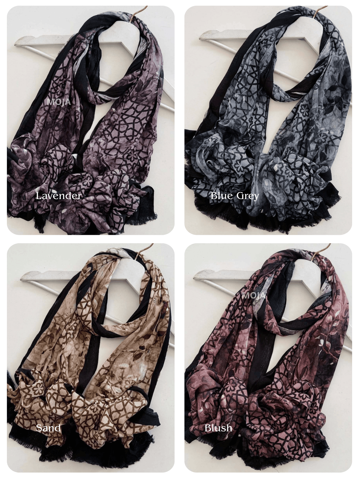 MOJA Printed Modal Crinkle Hijabs