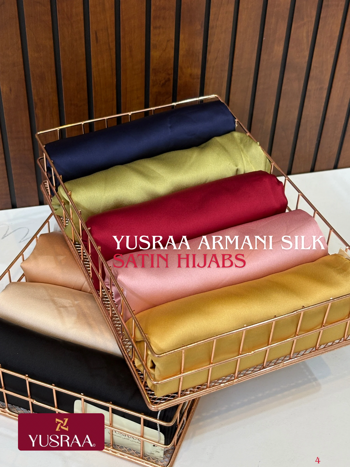Yusraa Armani Silk Satin Hijabs