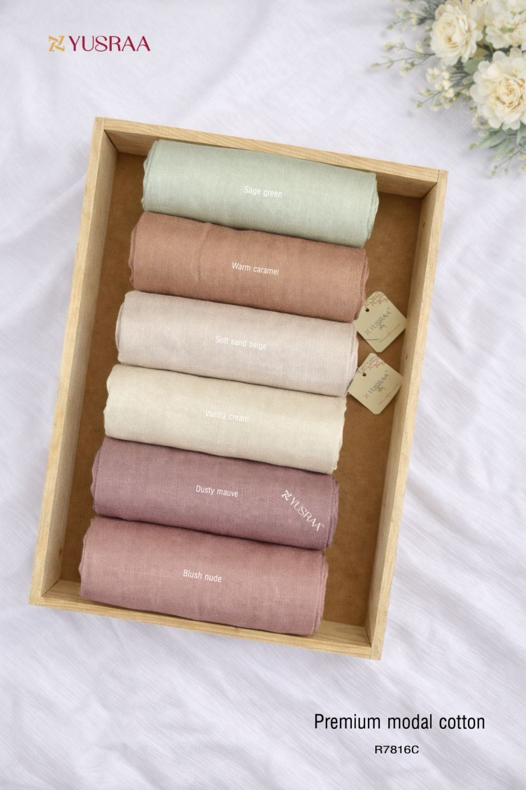 Yusraa Extra Soft Modal Cotton Hijabs Summer Edition 26’