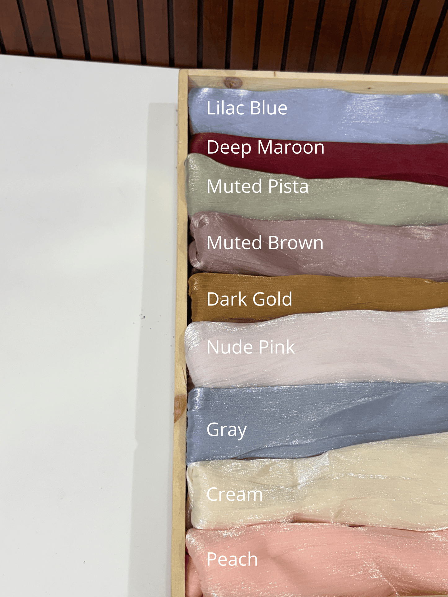 Imported Organza Shimmer 2M Hijabs Monsoon 26'
