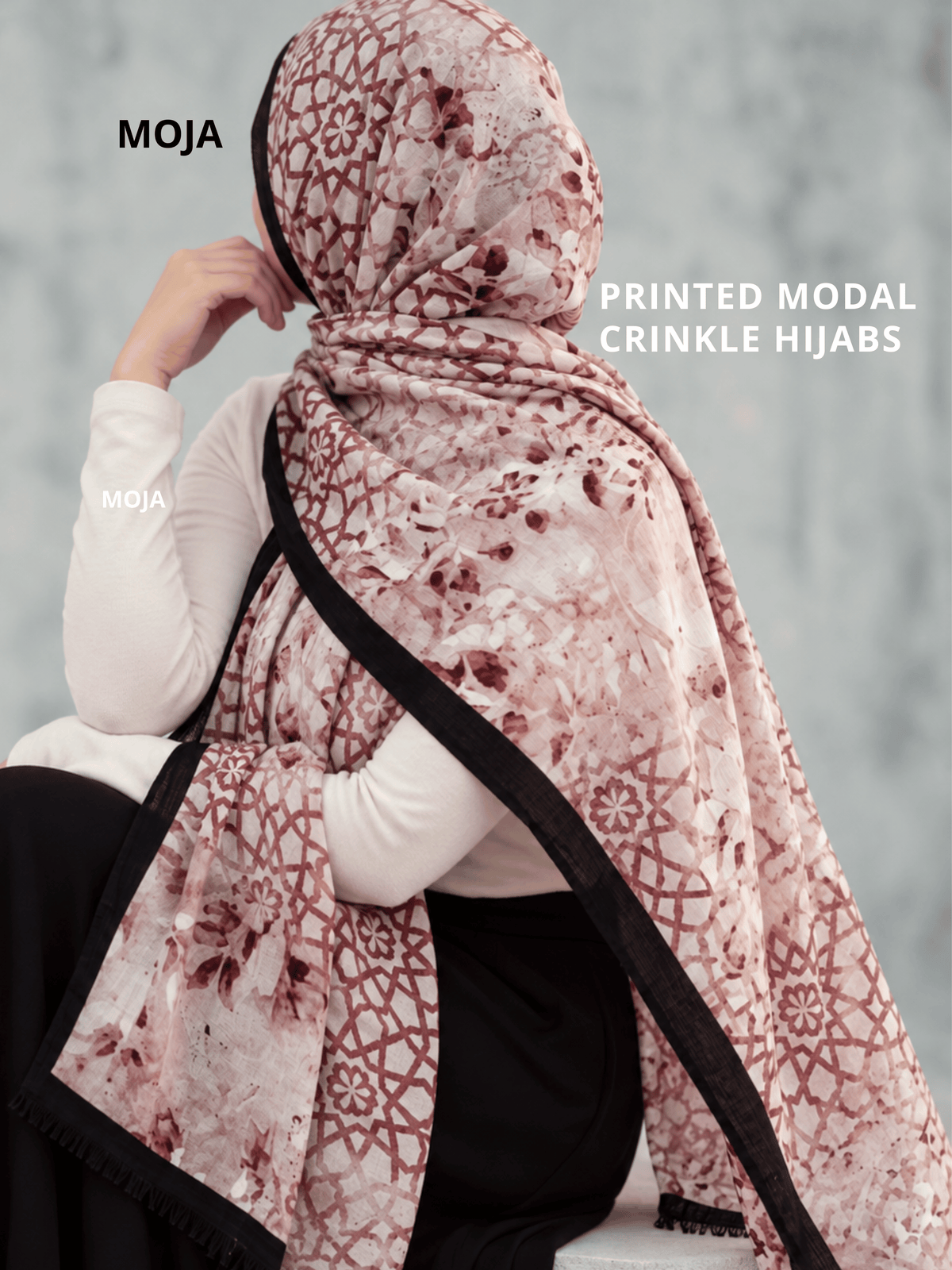 MOJA Printed Modal Crinkle Hijabs