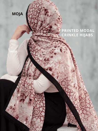 MOJA Printed Modal Crinkle Hijabs