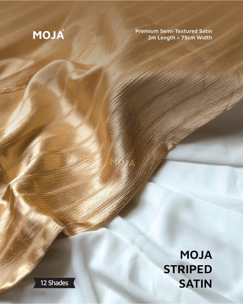 MOJA Striped Satin Hijabs – Hijab Stories