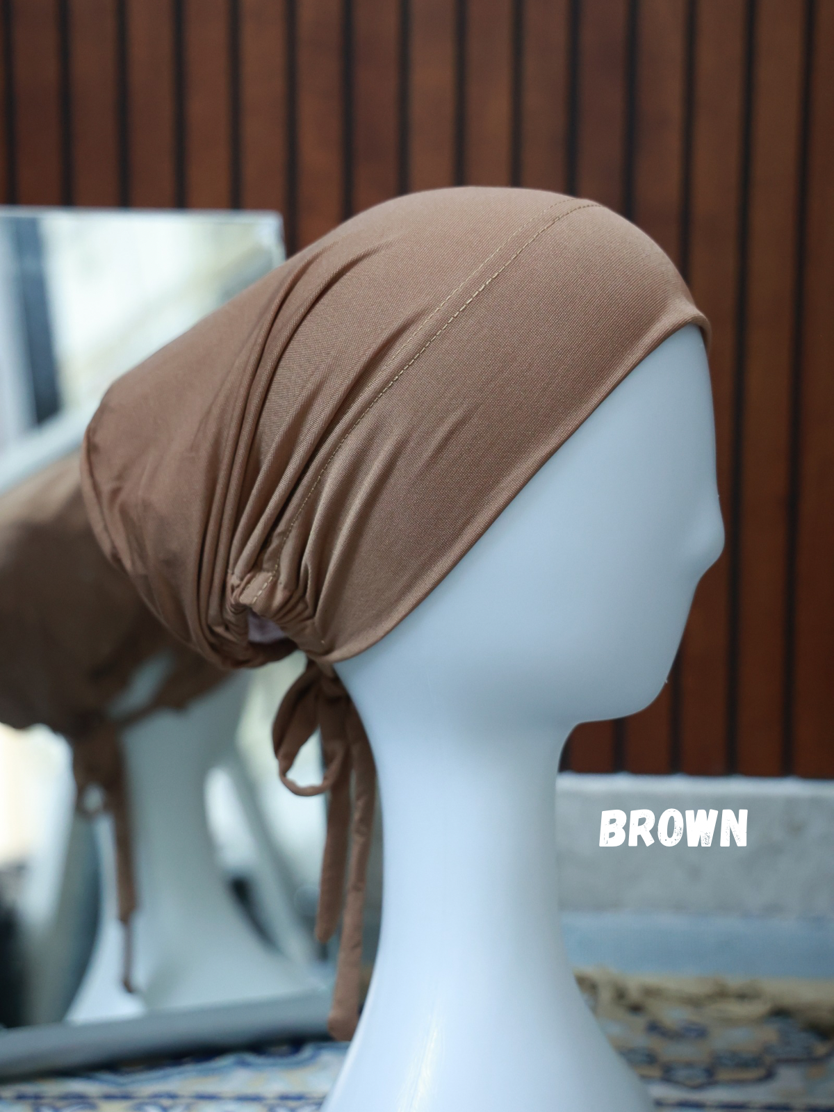 Imported Hijab Bun Tie Cap (Cotton)