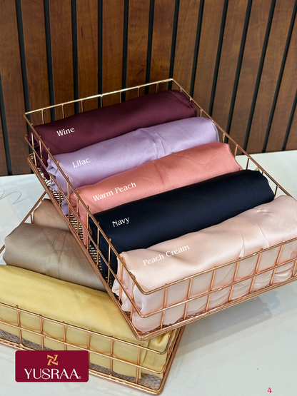 Yusraa Armani Silk Satin Hijabs