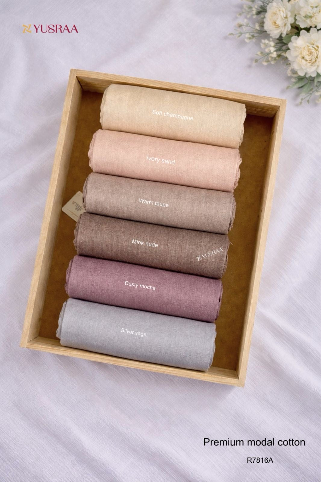 Yusraa Extra Soft Modal Cotton Hijabs Summer Edition 26’