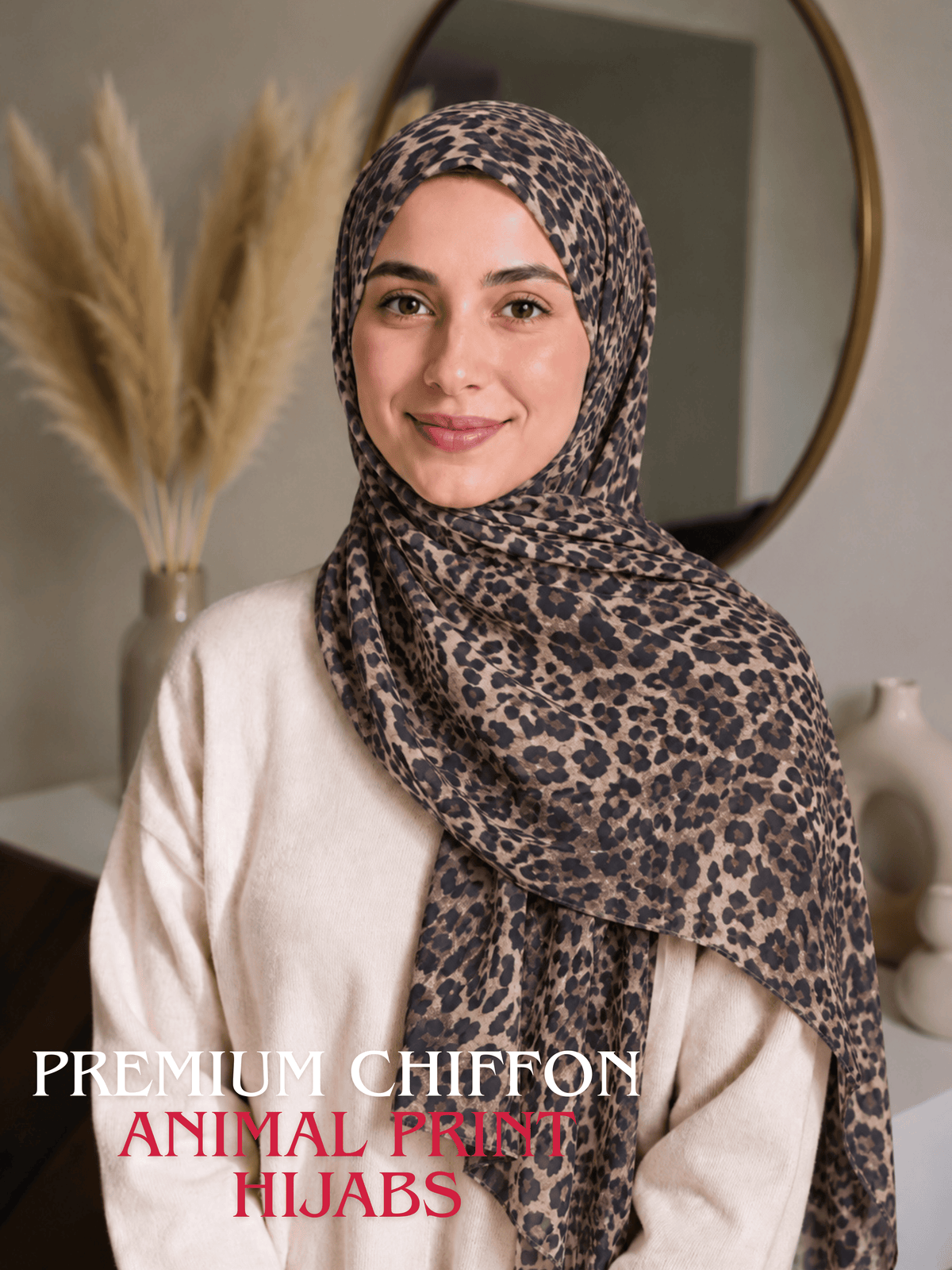 Premium Animal Printed Chiffon Hijabs