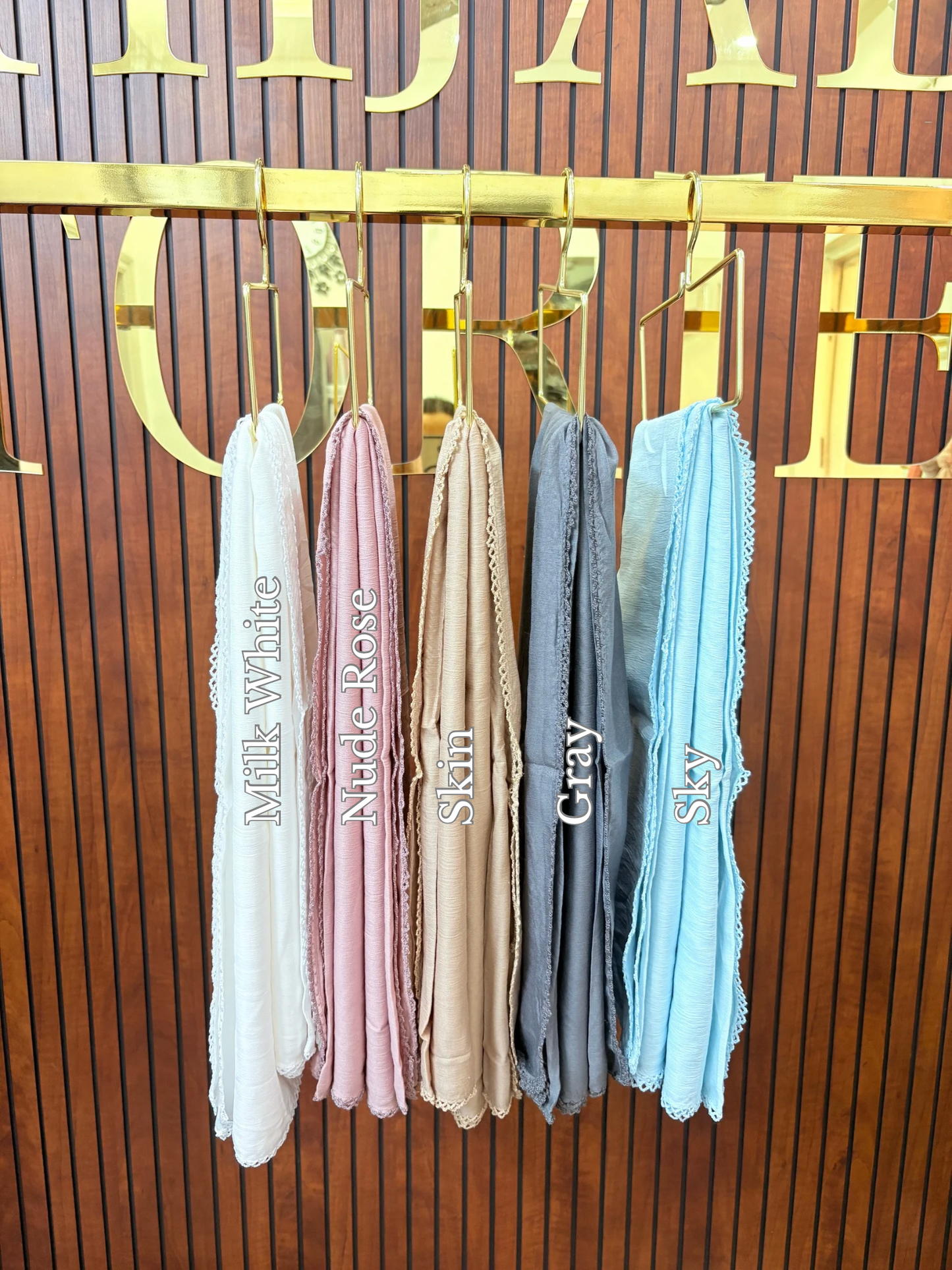 Soft Cotton Crochet Hijabs