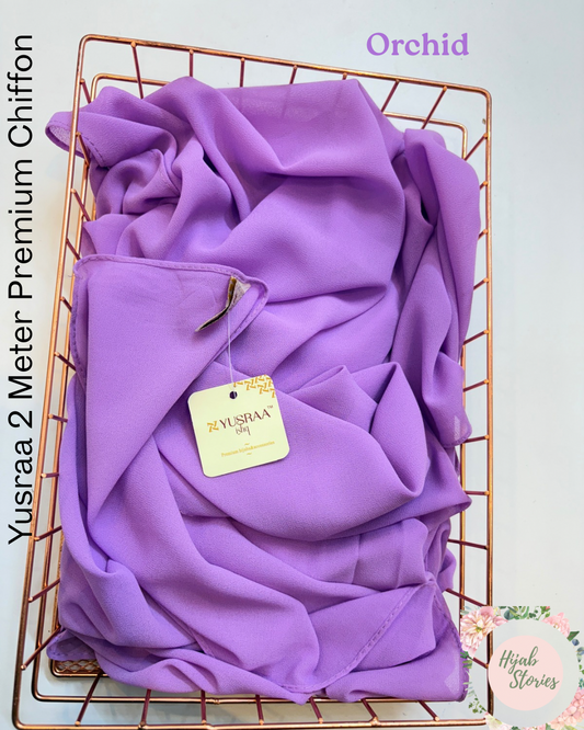 Orchid Yusraa 2 Meter Chiffon Hijabs