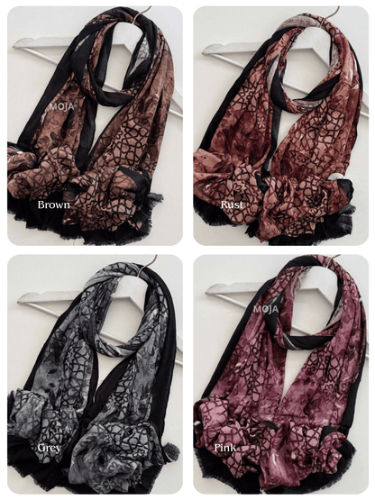 MOJA Printed Modal Crinkle Hijabs
