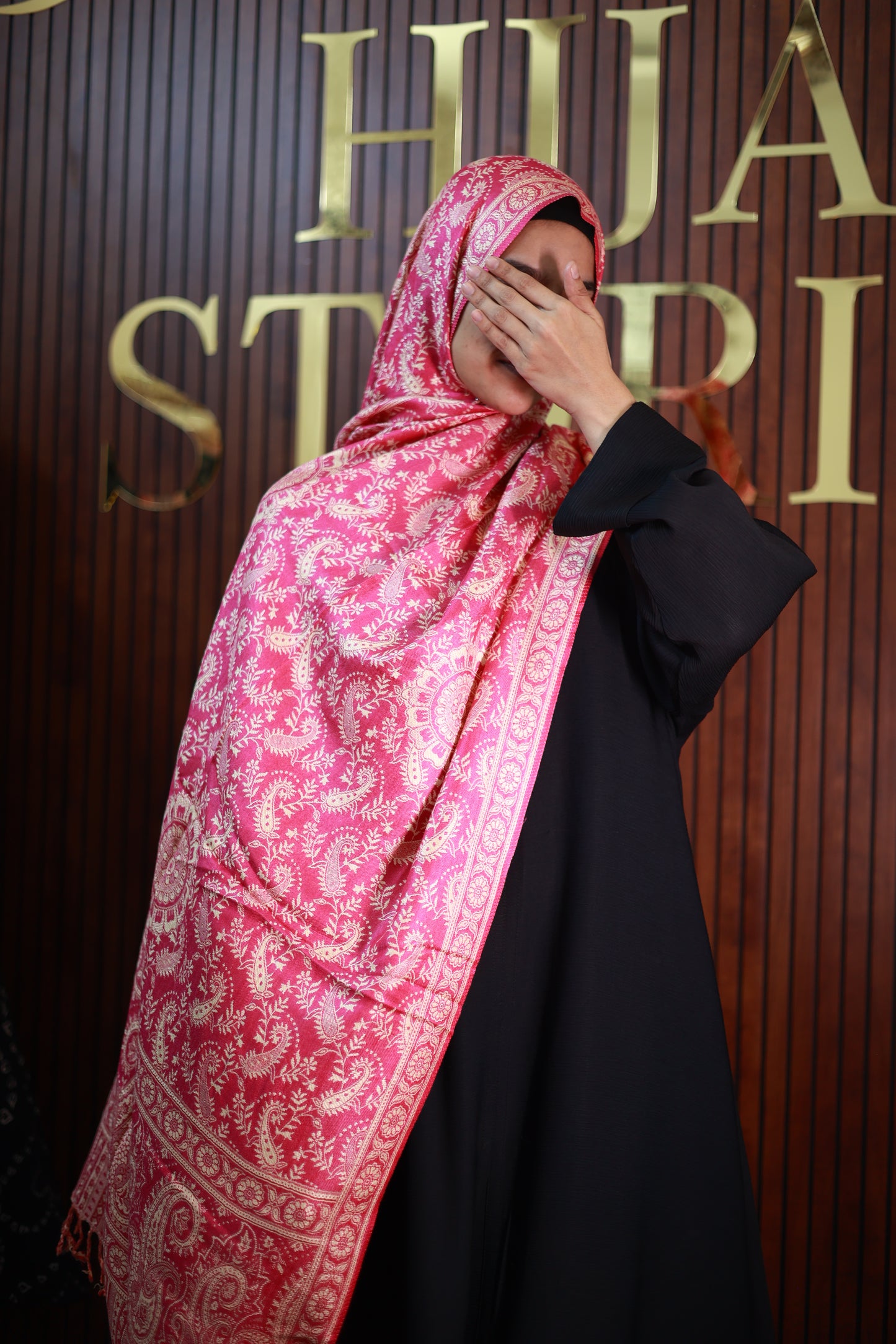037 Premium Woven Pashmina Shawl Wrap Scarf