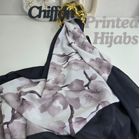 Zera Chiffon Printed Hijabs